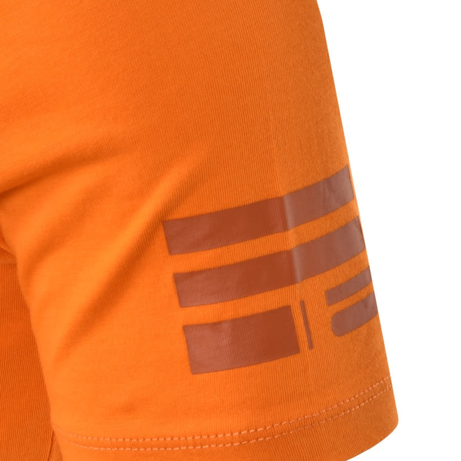 Alternative Image for ProductG Star Raw Slim Logo T Shirt Orange3